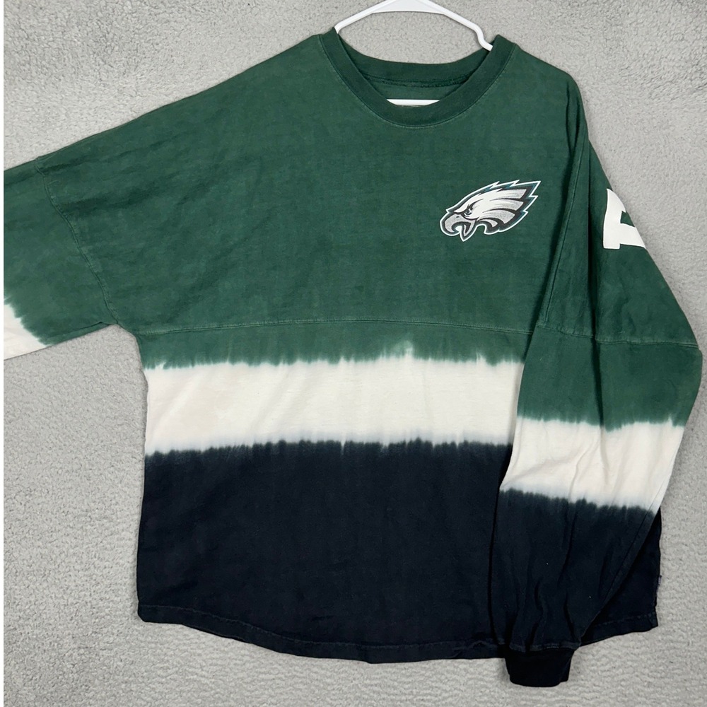 Philadelphia Eagles Fanatics Shirt Mens 2XL Green NFL Football Spirit Jersey